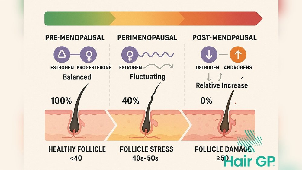 Estrogen And Progesterone And Hair Loss: The Menopause Timeline